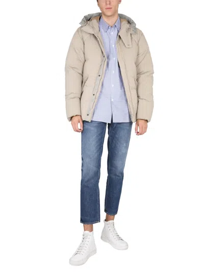 Ten C Artic Down Down Jacket In Gray
