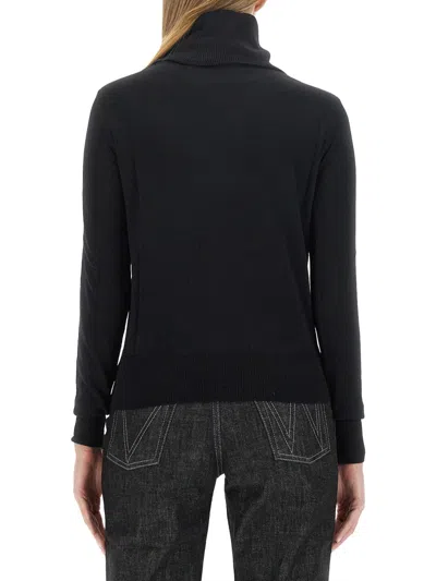 Vivienne Westwood Bea Short Sleeve Sweater In Black