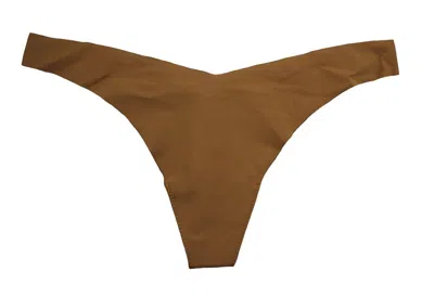 Commando Women's Classic Solid Tiny Thong In Mocha In Brown