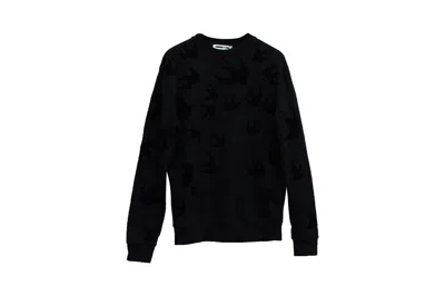 Mcq By Alexander Mcqueen Mcq Swallow All-over Print Sweater In Black Cotton In Black