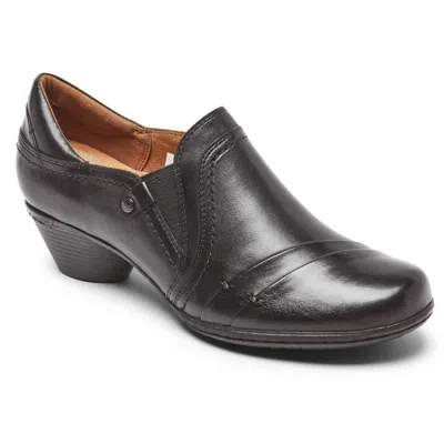 Cobb Hill Women's Laurel Slip-on Shoes In Black In Black