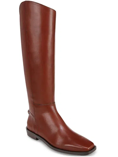 Sam Edelman Cesar Wide Calf Boot Burnt Brandy In Multi