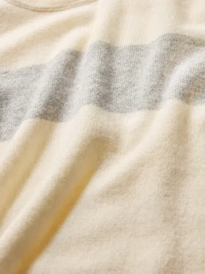 Faherty Coastal Crewneck Sweater In Coastal Cream
