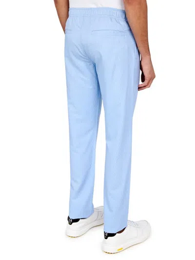 Construct Con.struct Diamond Print Drawstring Performance Pants In Lt Blue