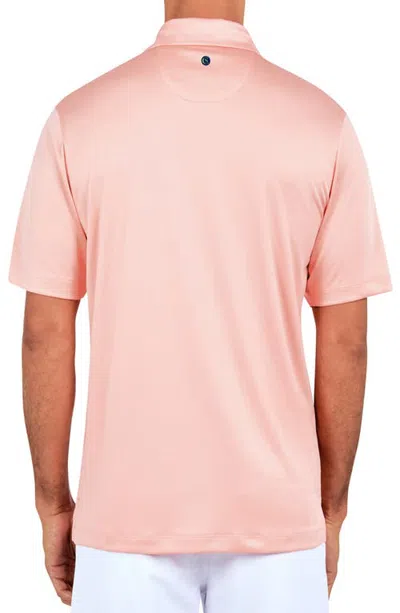 Construct Con.struct Solid Performance Golf Polo In Coral