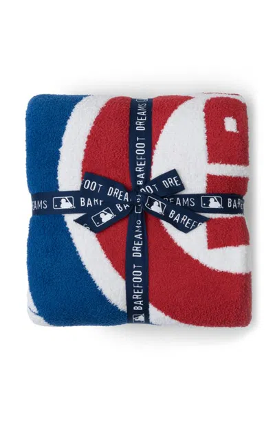 Barefoot Dreams Cozychic Chicago Cubs Throw Blanket In Cubs Multi