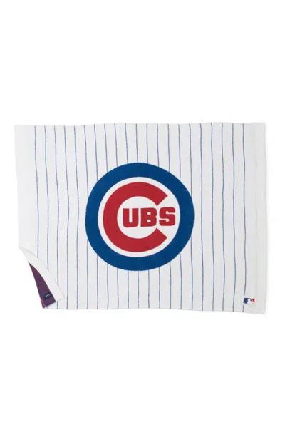 Barefoot Dreams Cozychic Chicago Cubs Throw Blanket In Cubs Multi