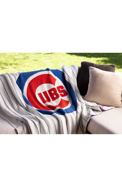 Barefoot Dreams Cozychic Chicago Cubs Throw Blanket In Cubs Multi