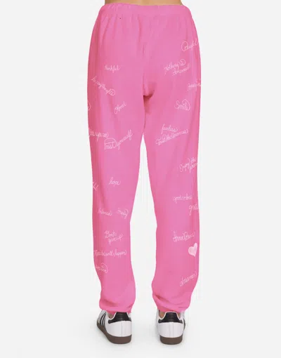 Lauren Moshi X Tanzy X Happy Thoughts In Bright Pink