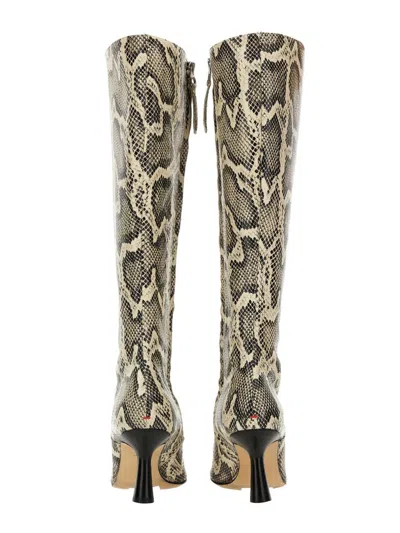 Aeyde Bottes À Imprimé En Cuir In Multicolor