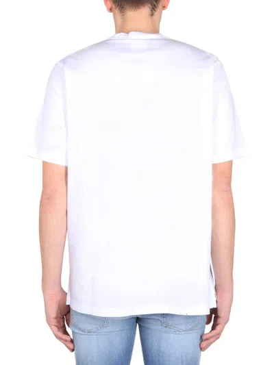 Dsquared2 Dsquared Men T-shirt D2 Caten's Beach In White