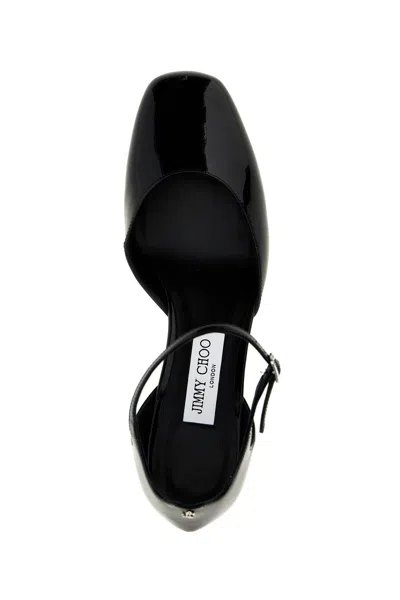 Jimmy Choo Pixie Mary Jane Block-heel Shoes In Black