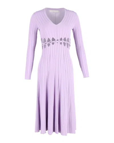 Dion Lee Pinnacle Braid Dress In Purple Viscose In Purple