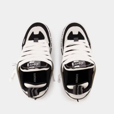 Axel Arigato Area Patchwork Sneakers In Black Leather And Fabric