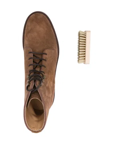 Brunello Cucinelli Men Suede Lace-up Boot