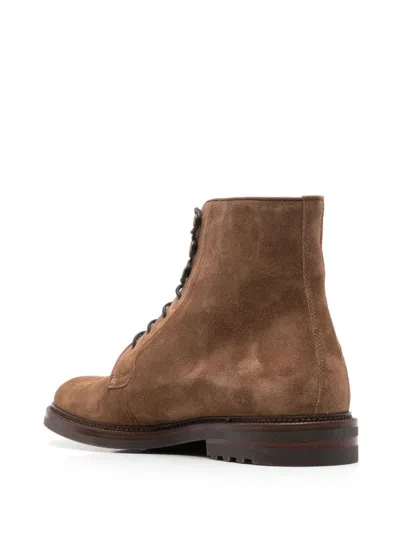 Brunello Cucinelli Men Suede Lace-up Boot