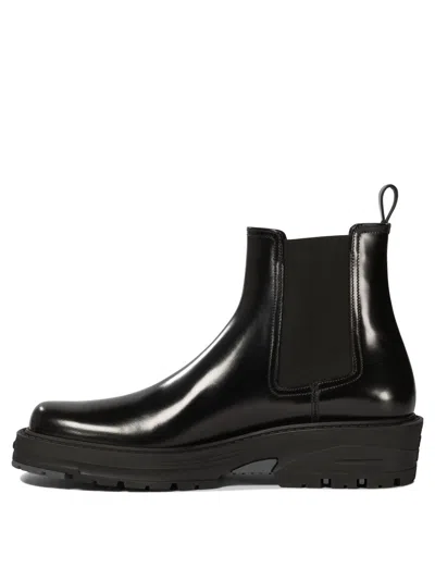 Givenchy Man Black Smooth Leather Chelsea Boot
