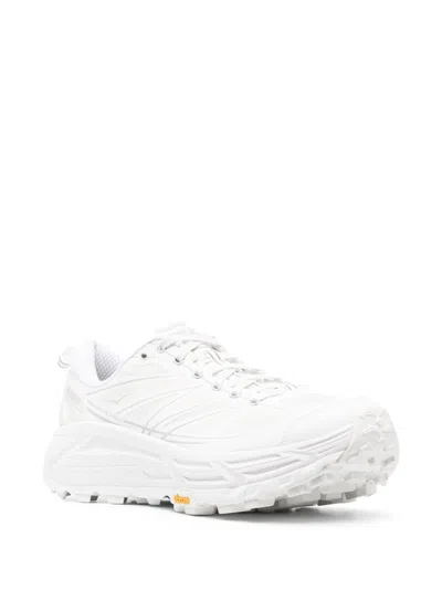 Hoka Mafate Speed 2 Sneakers In White Fabric In White