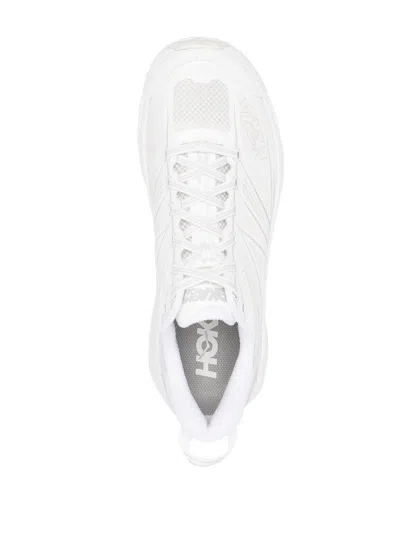 Hoka Mafate Speed 2 Sneakers In White Fabric In White