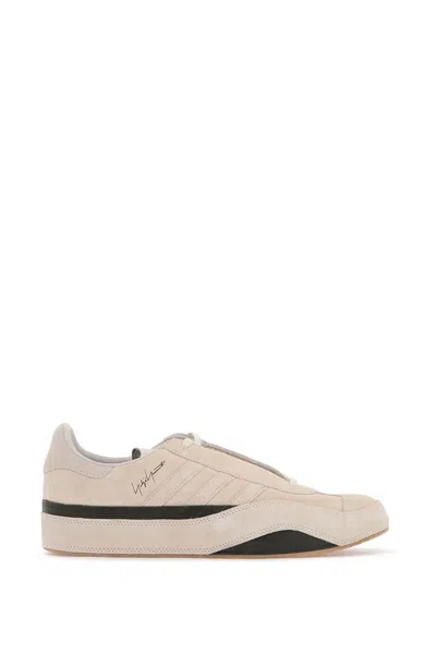 Y-3 Beige Gazelle Lace Up Sneakers