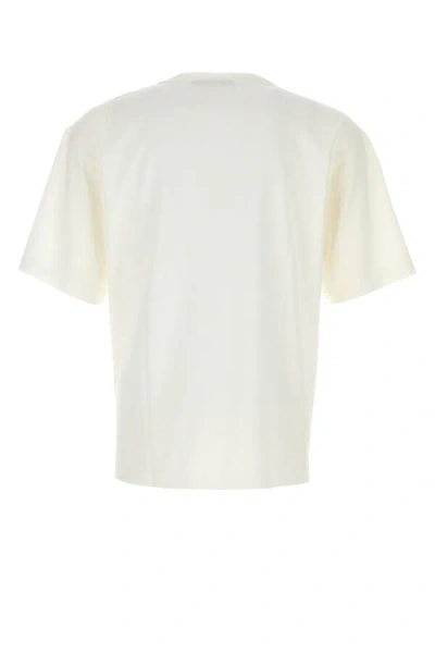 Dolce & Gabbana Men Cotton T-shirt In White