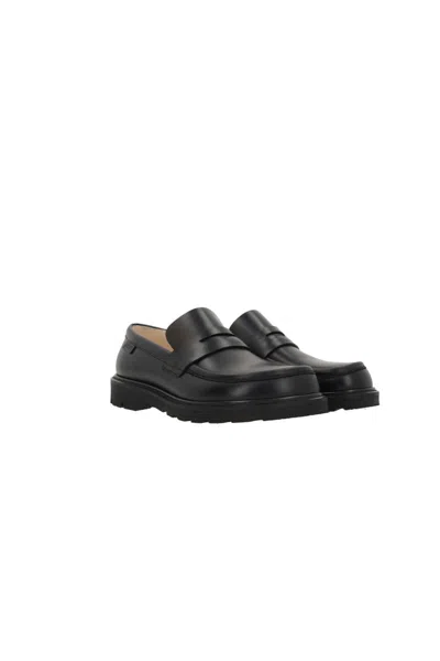 Shop Loewe Flat Shoes In Black