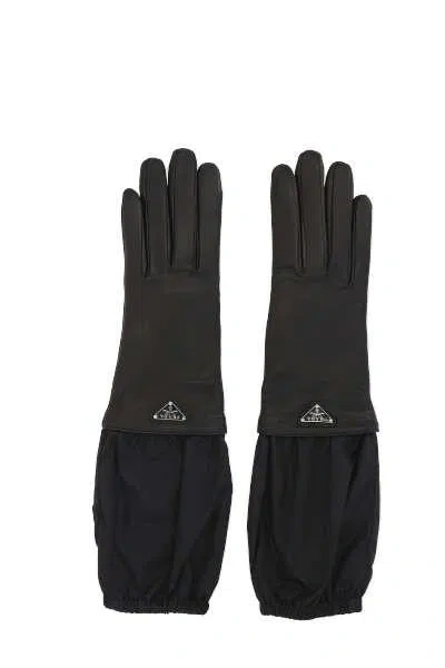 Shop Prada Gloves In Black