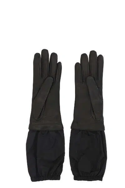 Shop Prada Gloves In Black