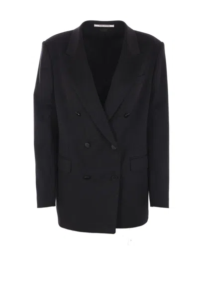 Shop Tagliatore Jackets In Black