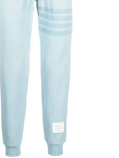 Thom Browne 4-bar Stripe Track Pants In Blue