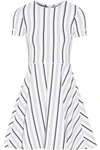OPENING CEREMONY Clos striped textured-jersey mini dress