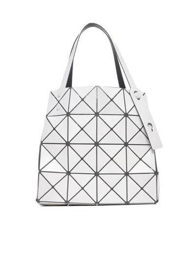 Bao Bao Issey Miyake Carat Open Top Shoulder Bag In White
