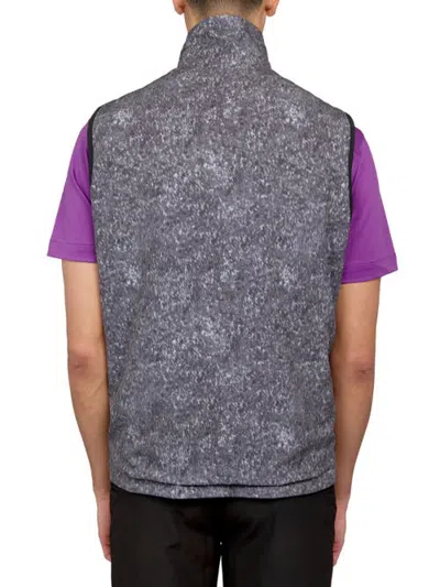 Construct Con.struct Texture Print Performance Reversible Vest In Black