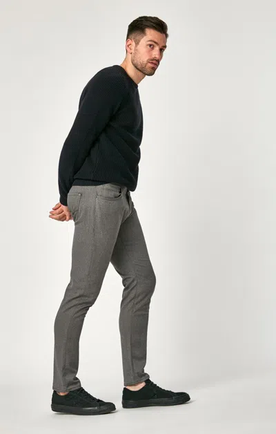 Mavi Marcus Slim Straight Leg In Grey Feather Tweed In Grey