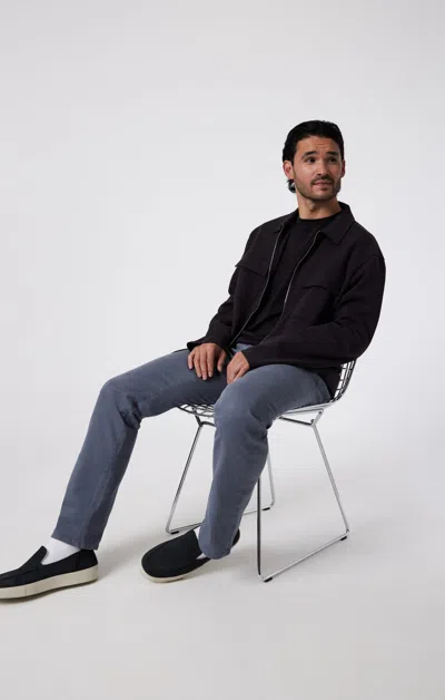 Mavi Zach Straight Leg In Indigo Casual Twill In Dark Blue