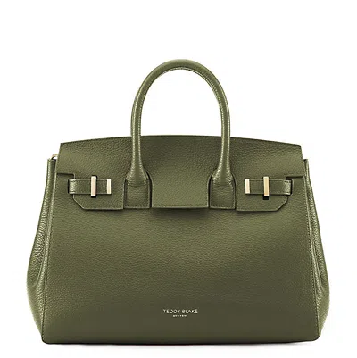 Teddy Blake Gigi Stampatto Gold 13" In Green