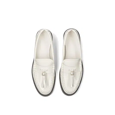 Jimmy Choo Addie Pearl Leather Loafers Women