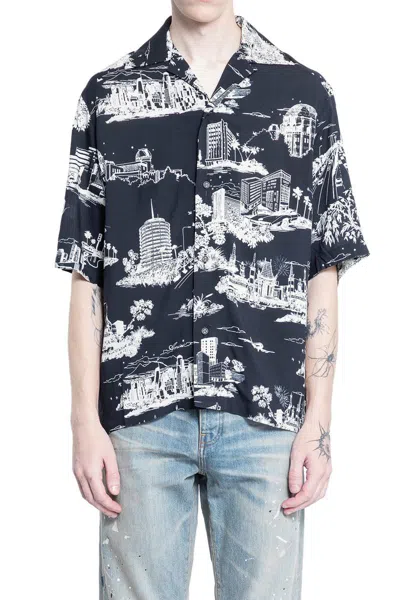 Shop Amiri Short Sleeves In Black