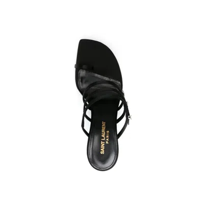Saint Laurent Jerry 95mm Satin Mules