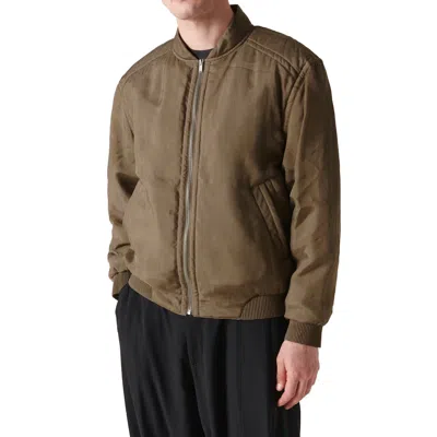 Saint Laurent Twill Teddy Bomber Jacket