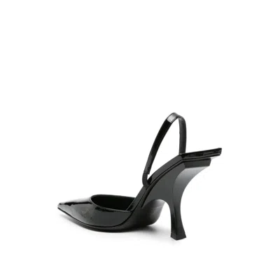 Attico Faux Leather Slingback Pumps