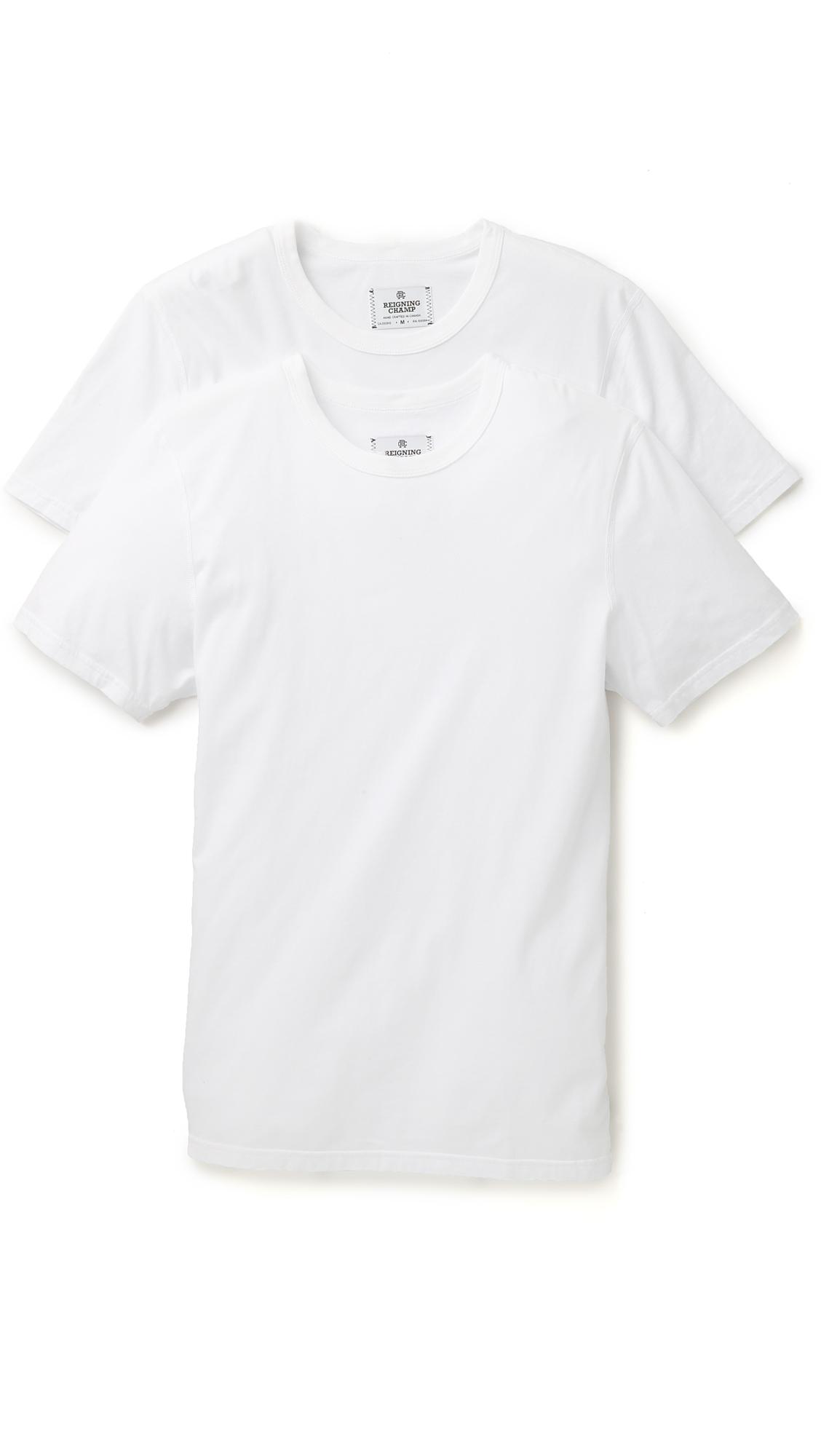 reigning champ t shirt 2 pack