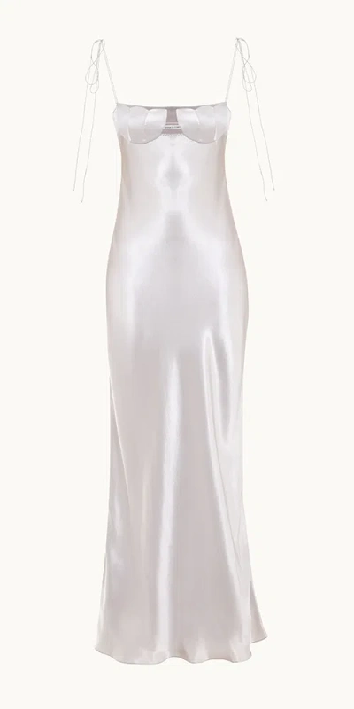 Anna October Tulip Satin Midi Dress