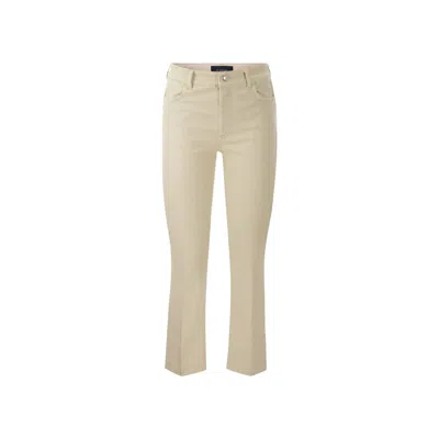 Sportmax Nilly Cotton Denim Jeans Women In Gold