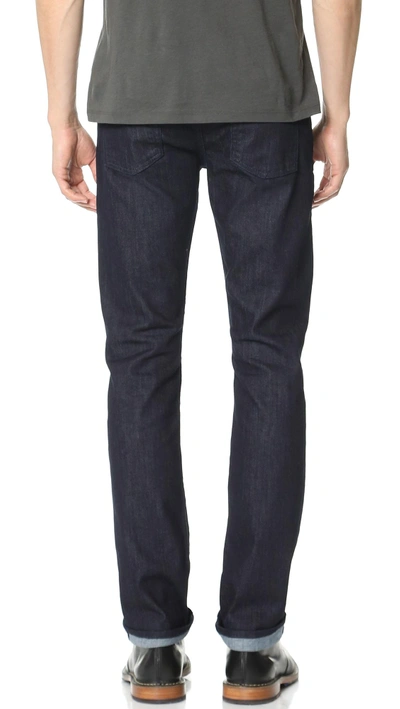 Shop 7 For All Mankind Straight Leg Luxe Performance Jeans In Deep Water