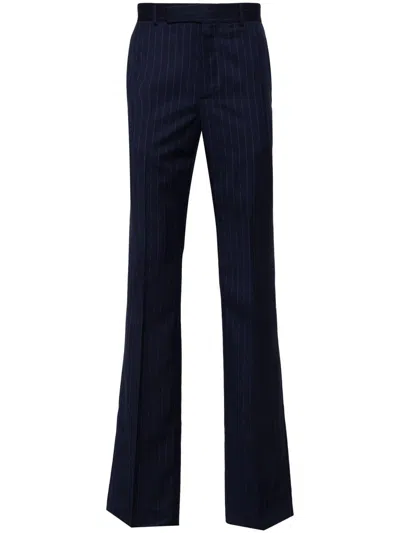 Shop Givenchy Trousers In Deep Blue