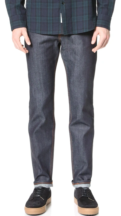 Shop Naked & Famous Easy Guy 11oz Stretch Selvedge Jeans Indigo