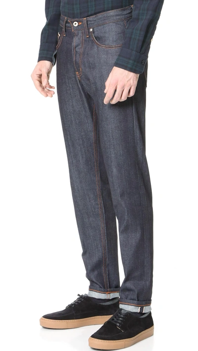 Naked & Famous Easy Guy 11oz Stretch Selvedge Jean In Indigo
