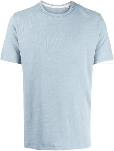 Rag & Bone Men's Classic Flame Tee, Light Blue In Blue