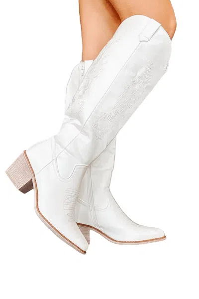 Olem Nashville Night Out Cowgirl Boots In White In White
